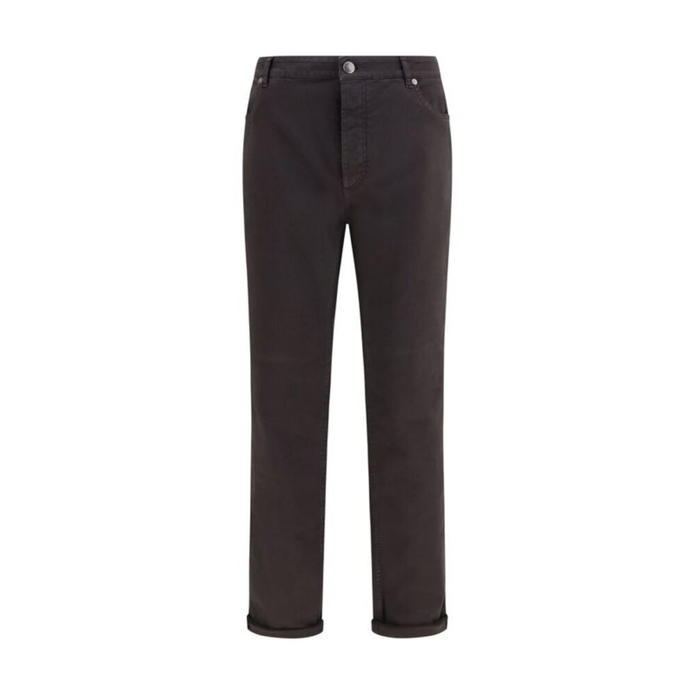 Brunello Cucinelli Brown Cotton Casual Men's Pants